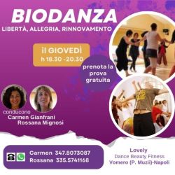 CORSO SETTIMANALE DI BIODANZA A NAPOLI
