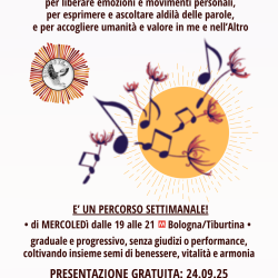 Corso settimanale di Biodanza 2025/26 a Rm Nomentano / Metro Bologna - Tiburtina, con Francesca Polito