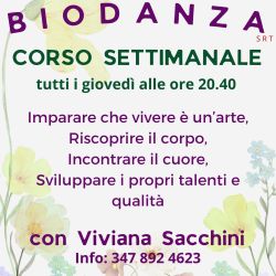 Corso settimanale di Biodanza a Pesaro con Viviana Sacchini