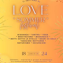 LOVE SUMMER FESTIVAL - Estivo con Biodanza e non solo....