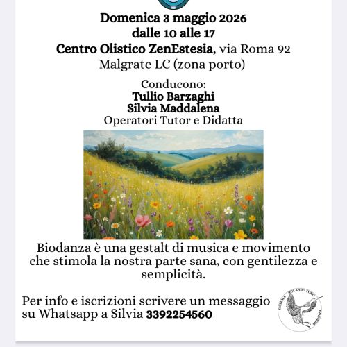 RiconnettiAmoCi con Biodanza e natura domenica 3 maggio 2026